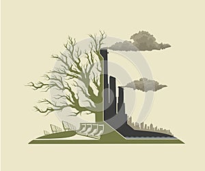 Evolution of renewable energy concept of greening