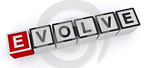 Evolve word block