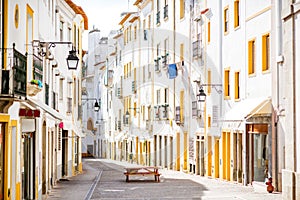 Evora old town in Portugal photo