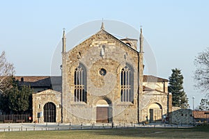 Ex church of sant`agostino, University of Bergamo photo