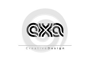 EXA Creative Unique Modern Letter Logo Design