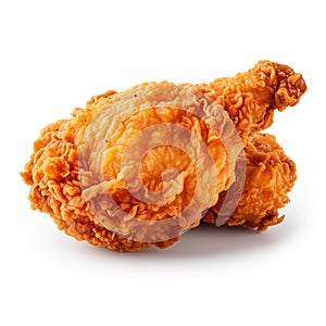 Exacting Precision: Uhd Image Of Fried Chicken In Solapunk Style