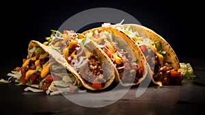 Exaggerated Hdr Tacos: Consumer Culture Critique In 32k Uhd