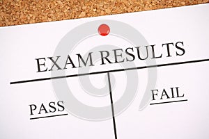 Exam Results Bulletin Board