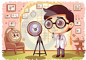 Examination of the eyes and vision doctor determines 1695525424245 2