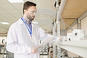 Examining Pressure Transducers at Factory Warehouse