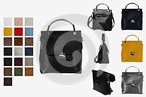 Example of a catalog of women`s handbags