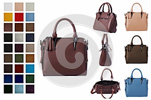 An example of a catalog of women`s handbags