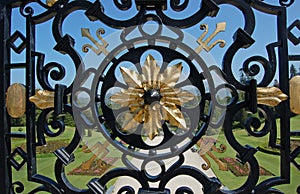 Example of craftsmanship wrought iron fence