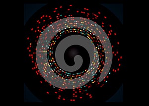 An example of DNA fingerprinting 10 individuals