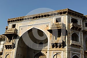 Example of Indian architecture in Ahmadabad, India