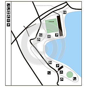 Example mapping of parkland photo