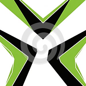 Example of minimalist abstract art emphasizing clean lines and bold