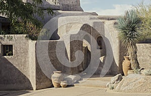 Example of modern desert Adobe style