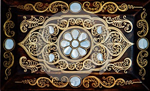 Example of Mother of Pearl inlays photo