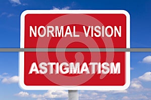 example normal vision vs astigmatism