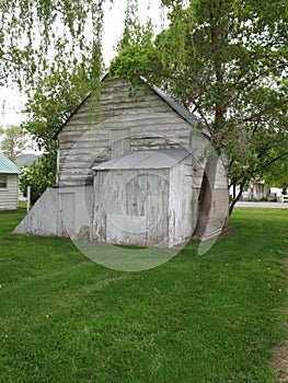 Example of an old rural house