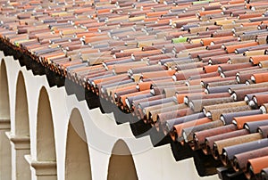 An Example of a Spanish Revival Style Roof and Arches