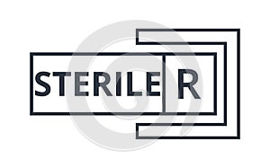 Example of Sterile Fluid Path Sterilized Using Irradiation Symbol.