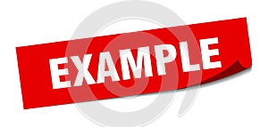 example sticker.