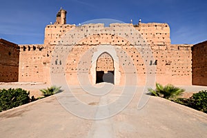 Examples of Moroccan architecture, El Badi Palace in Marrakech