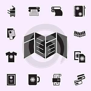 examples for printing icon. Print house icons universal set for web and mobile