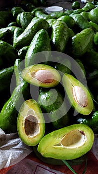 Examples of several types of avocado that are most liked from Boyolali
