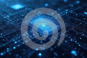 Exascale Computing Infrastructure Illustration