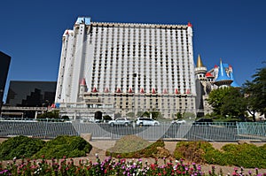 Excalibur Hotel and Casino, landmark, tower block, architecture, downtown