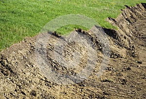 Excavated earth