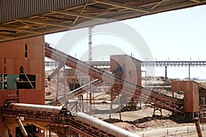 Excavation metal outdoor mine Riotinto