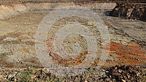 Excavation soil for building apartment building