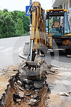 Excavation work