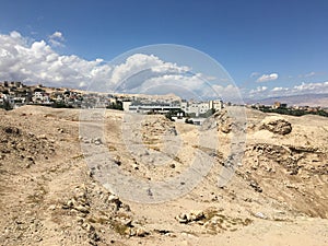 Excavations of Ancient Jericho in Palestine. photo