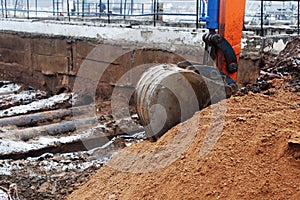 Excavator arm and backhoe