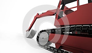 Excavator concept rendered