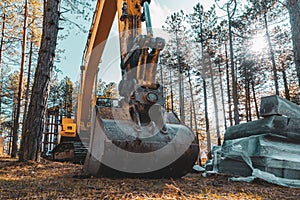 Excavator dredge construction machinery
