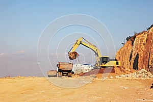 Excavator grab