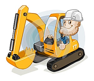 Excavator with Labor