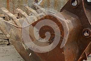 Excavator Loader standing in sandpit