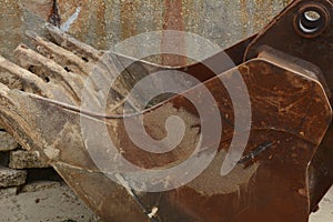 Excavator Loader standing in sandpit