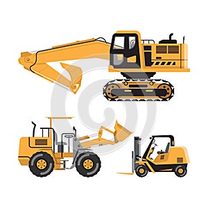 Excavator mascot logo design vector with modern illustration concept style for badge, emblem and t shirt printing. Excavator