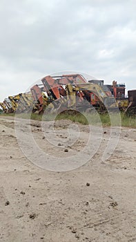 Excavator parking brekdown