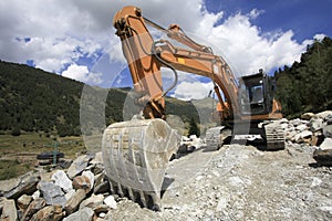 Excavator - Road Construction