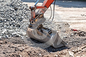 Excavator Scoop Detail