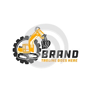 Excavator tool repair logo