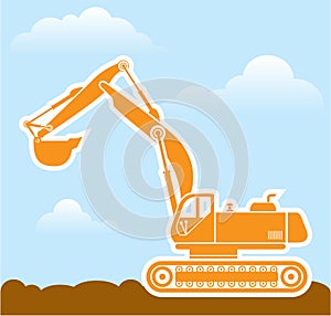 Excavator Vector