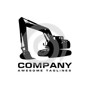 Excavators Construction machinery logo