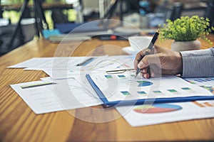 Excel stat spreadsheet business analytics graph statistic with graph and table data number in charts database. Accountant hands