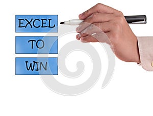 Excel to win photo